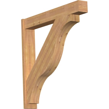 Funston Block Smooth Outlooker, Western Red Cedar, 7 1/2W X 48D X 48H